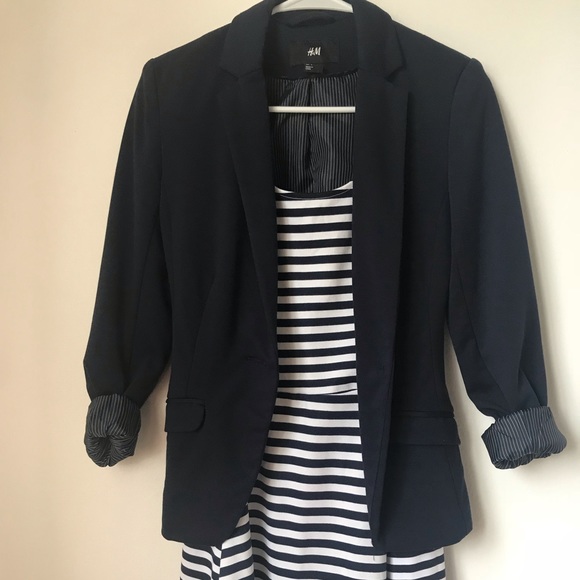 Divided Dresses & Skirts - 💕6 items/$12💕 H&M navy and white striped dress